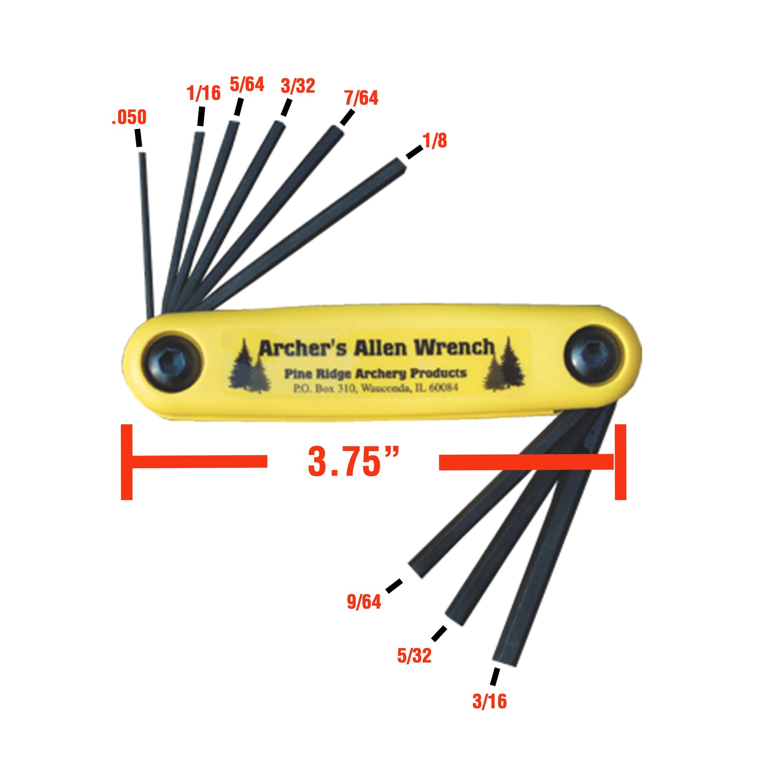 Archers Allen Wrench Set - Pine Ridge Archery - 2520