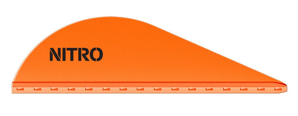 Pine Ridge Nitro Vane 2.2 – Flettitori Per Freccia Basso Profilo, Bianco, Confezione Da 36
