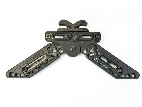 Pine Ridge Archery Kwik Stand In - Limb Bow Support – Universal Adjustable Stand for Wide - Limb Compound Bows - Pine Ridge Archery - 2564-BK