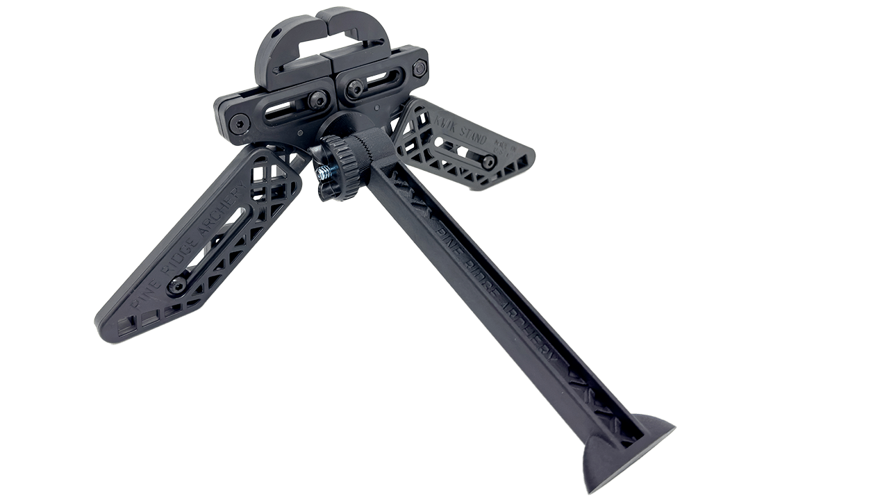 Kwik Stand Tri - Pod Bow Support - Pine Ridge Archery - 2563-BK