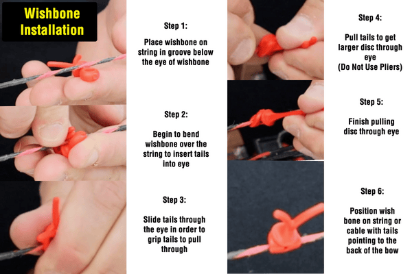 Wishbone String and Cable Dampener - Pine Ridge Archery - 2725-BK