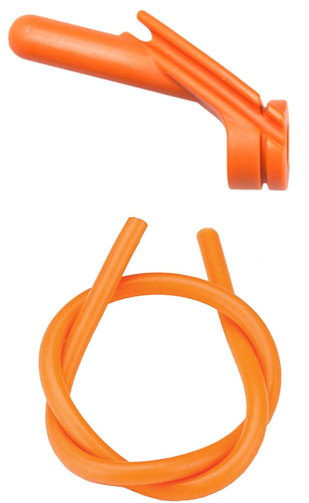 Nitro Peep Sight (1/4") & Color Matched Silicone Tubing - Pine Ridge Archery - 2579-OR