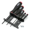 5 Piece Metric Ball Driver Set w/holder (QTY/PKG: 1 ) - Pine Ridge Archery - 706